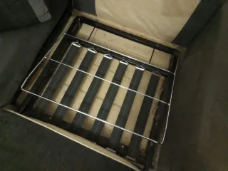 Sofá de 2 plazas tela.