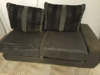 Sofá de 2 plazas tela.