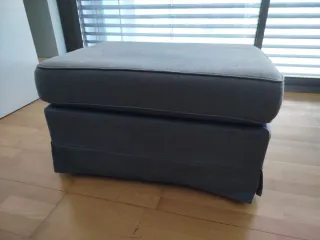 Reposapiés IKEA Ektorp Gris