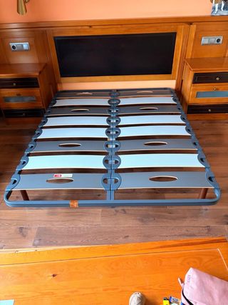Somier de láminas metálico