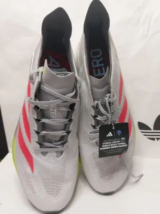 Adidas Adizero Boston 12 Grigio Rosso