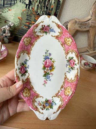 Bandejita Lady Carlyle porcelana