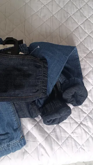 Pantalones vaqueros con cordón