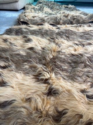 Coppia tappeti vintage lana anni 70