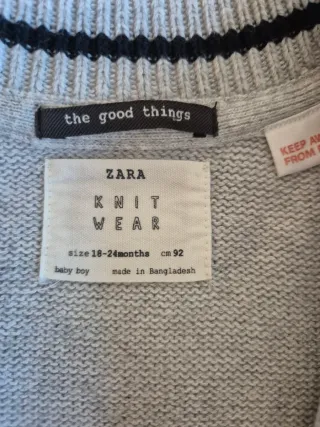 Chaqueta Zara niño 18-24 meses