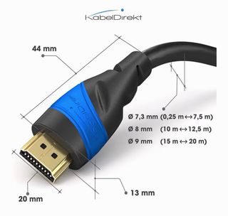 Cable HDMI 4K KabelDirekt 20m