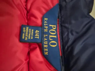 Chaqueta Ralph Lauren Niño Azul Roja