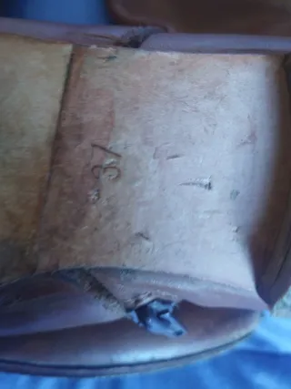 Stivali donna in pelle marrone