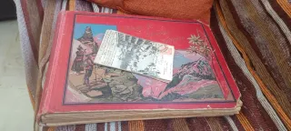 Lote Álbum Antiguo y Postales Vintage