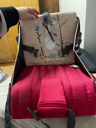 Asiento elevador plegable para bebé