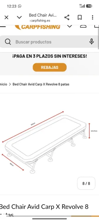 Cama carpfishing Avid carp