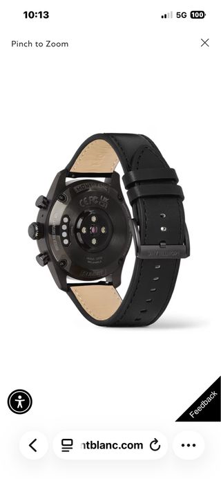 Smartwatch Montblanc Summit 3 Titanio Negro