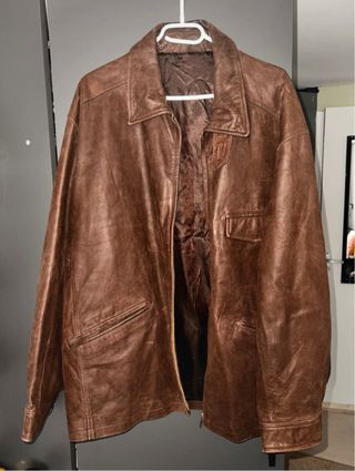 Chaqueta de Piel Yves Saint Laurent Marrón