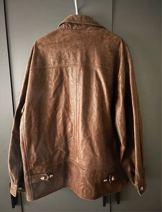 Chaqueta de Piel Yves Saint Laurent Marrón