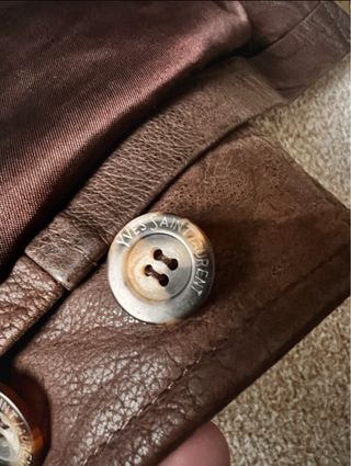 Chaqueta de Piel Yves Saint Laurent Marrón