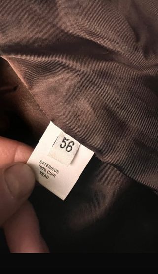 Chaqueta de Piel Yves Saint Laurent Marrón