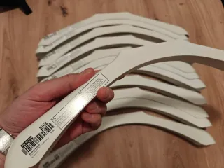 Perchas IKEA Bumerang Blancas