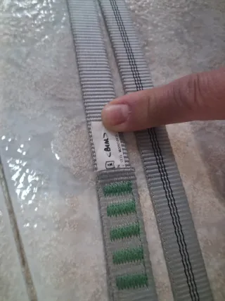 Aros cinta escalada y alpinismo.