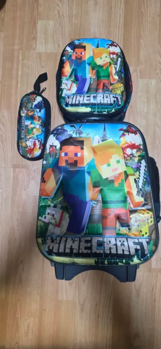 Mochila Escolar Minecraft