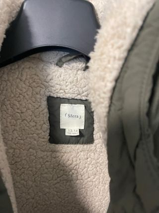 Abrigo verde militar borrego