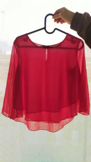 Blusa Shana Rojo Cereza