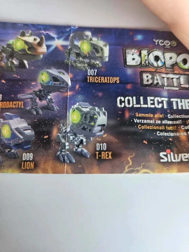 Dinosaurio Biopod Battle T Rex