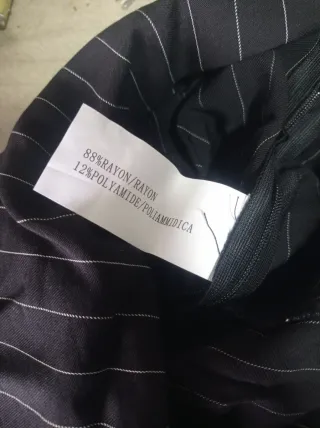 Tuta Guarracino righe bianche taglia M