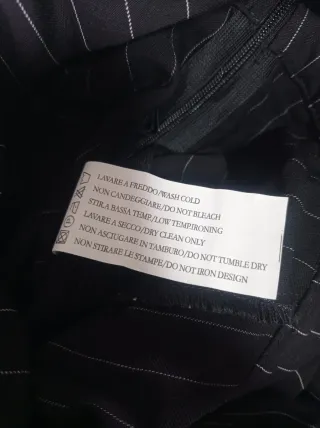 Tuta Guarracino righe bianche taglia M