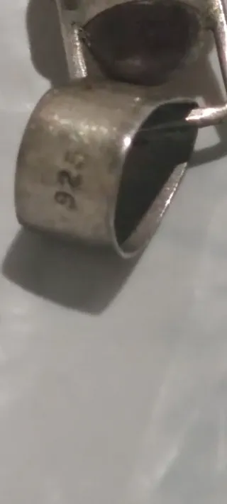 Colgante Cruz Plata 925 con Piedras Ámbar