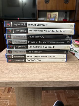 Lote 8 juegos PS2: WRC II, Devil May Cry, PoP, Eye