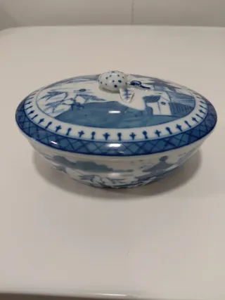 porcelana Mottahedeh Canton azul y blanco