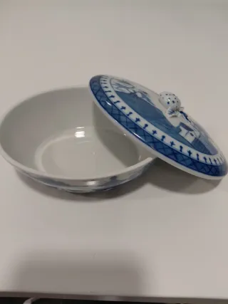 porcelana Mottahedeh Canton azul y blanco