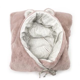 Saco capazo teddy rosa