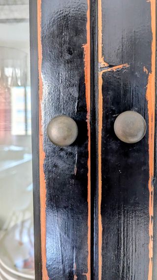 Vitrina Nordal Classic Madera y Cristal Negra