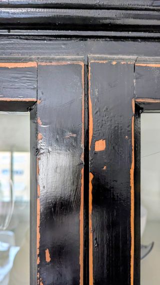 Vitrina Nordal Classic Madera y Cristal Negra