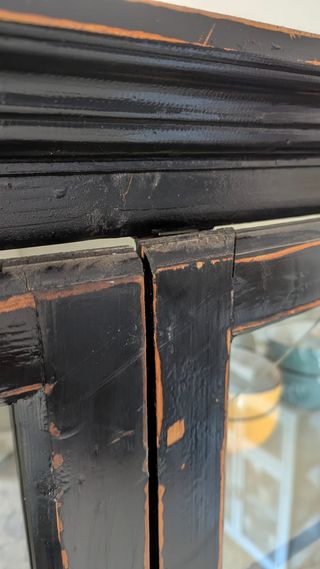 Vitrina Nordal Classic Madera y Cristal Negra