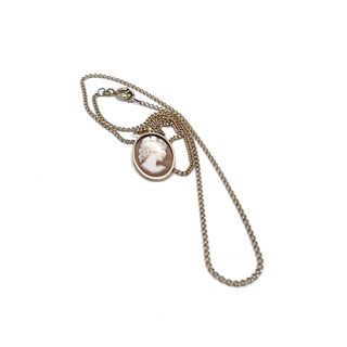 Collar CAMAFEO Ágata Oro Amarillo 18K