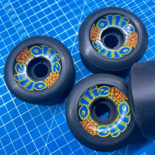 ruote ollie nere nuove vintage skateboard surfskat