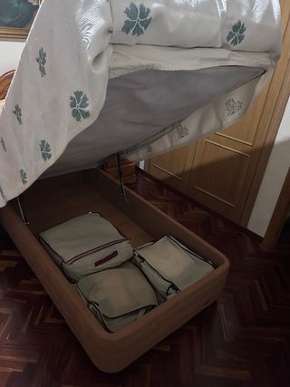 Canape Cama Madera tapizado 90x190