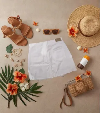 Falda Vaquera Blanca Polo Ralph Lauren