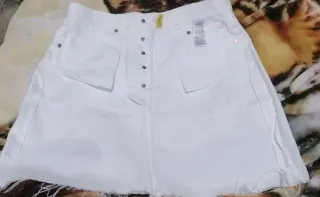 Falda Vaquera Blanca Polo Ralph Lauren