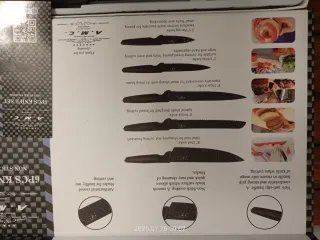 Set Coltelli A.M.C. Black Line 5+1