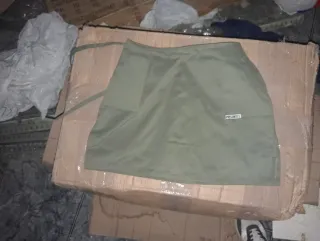 Falda pantalón verde mujer