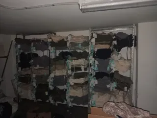 Falda pantalón verde mujer