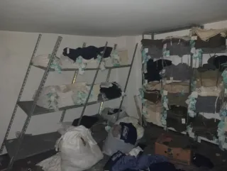 Falda pantalón verde mujer