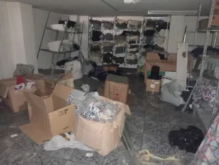 Falda pantalón verde mujer