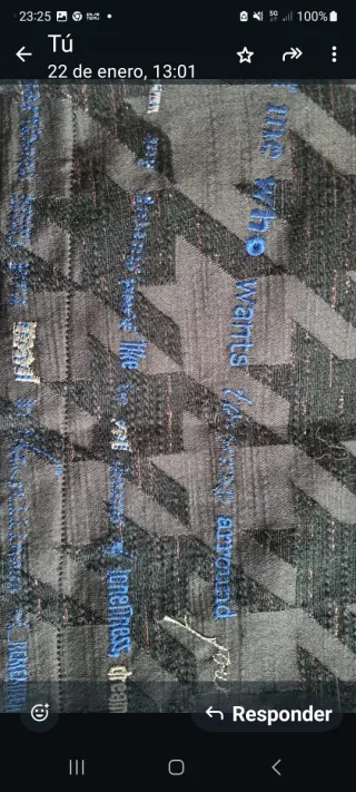 Falda Desigual Estampado NYC. Talla 42.