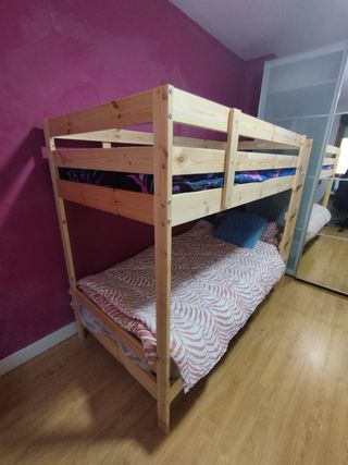 Ganga litera y 2 colchones