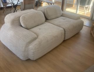 Sofá modular Bladez beige 2 plazas