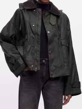 Parka oversize con capucha